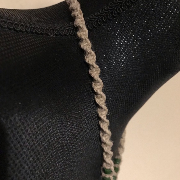 HANDMADE 100% HEMP MACRAMÉ POTLEAF NECKLACE - Picture 12 of 12